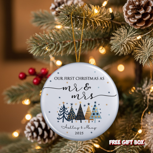 Personalized Housewarming Ceramic Ornament
