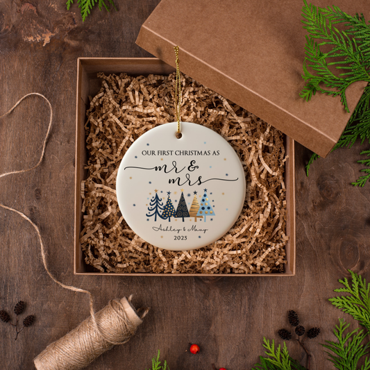 Personalized Housewarming Ceramic Ornament