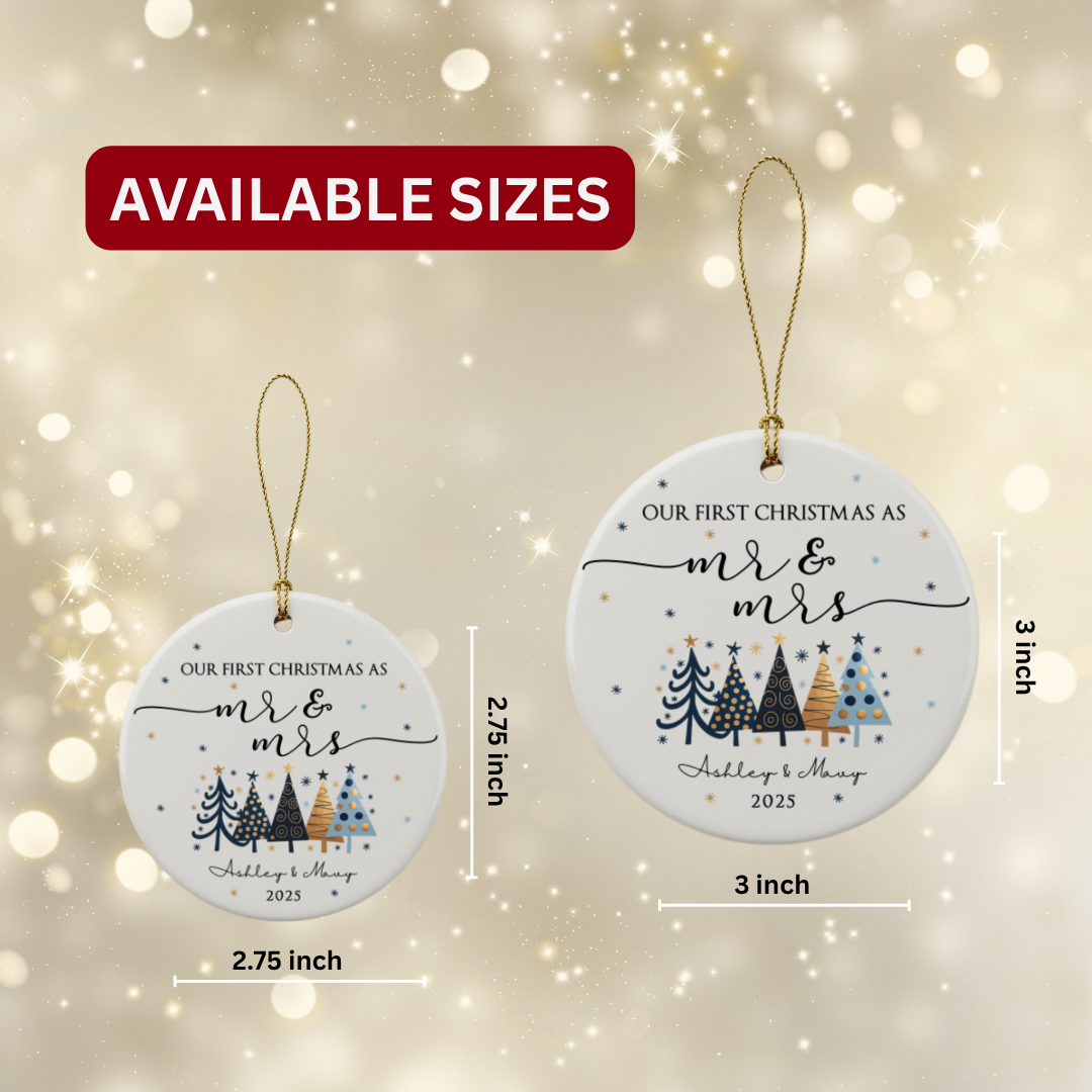 Personalized Housewarming Ceramic Ornament