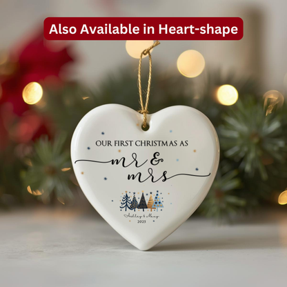 Personalized Housewarming Ceramic Ornament
