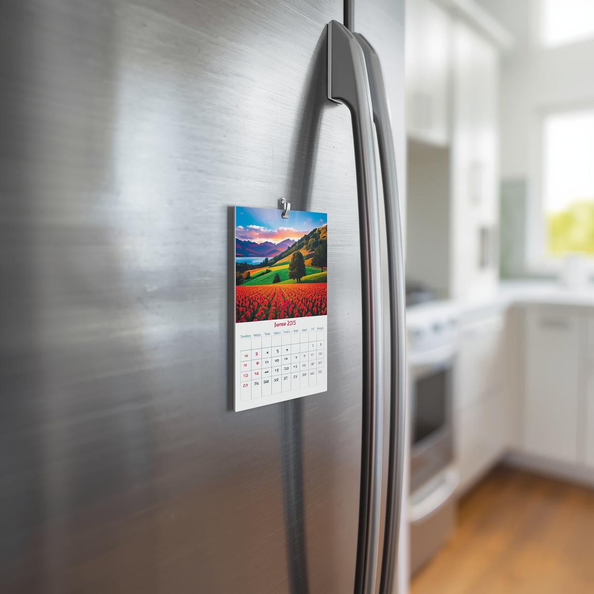 Custom Calendar Photo Magnet