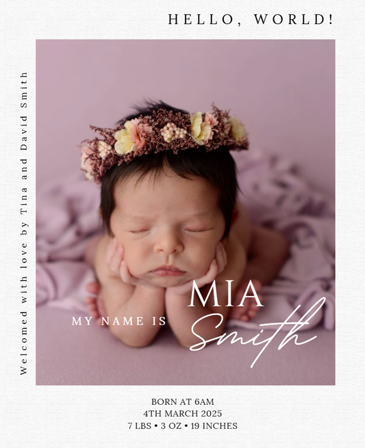 Baby Announcement