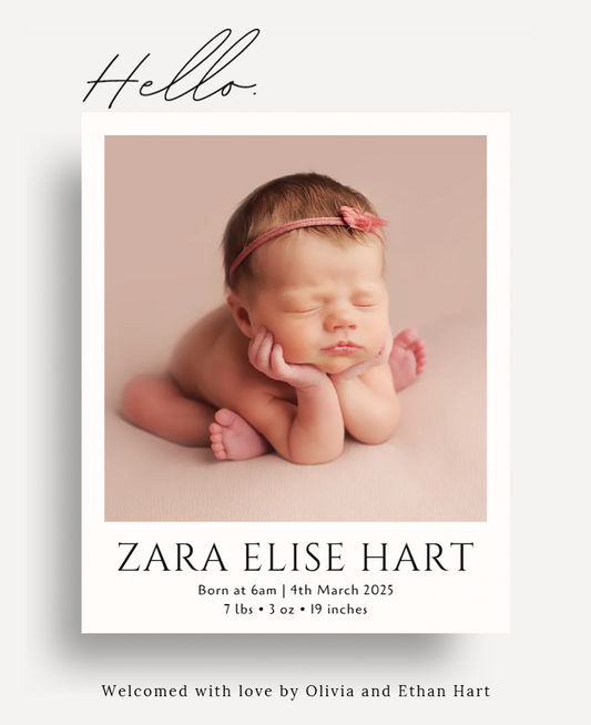 Baby Announcement