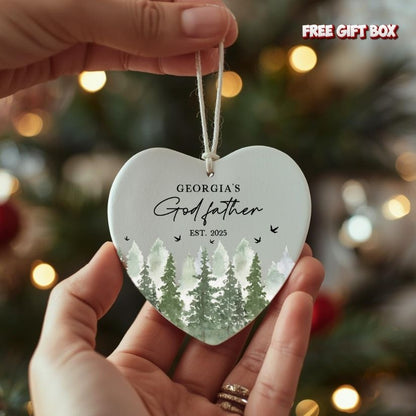 Personalized Godfather Ceramic Ornament