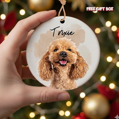Personalized Photo Pet Ceramic Ornament