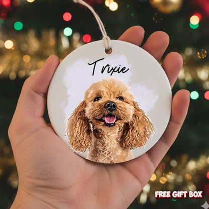 Personalized Photo Pet Ceramic Ornament