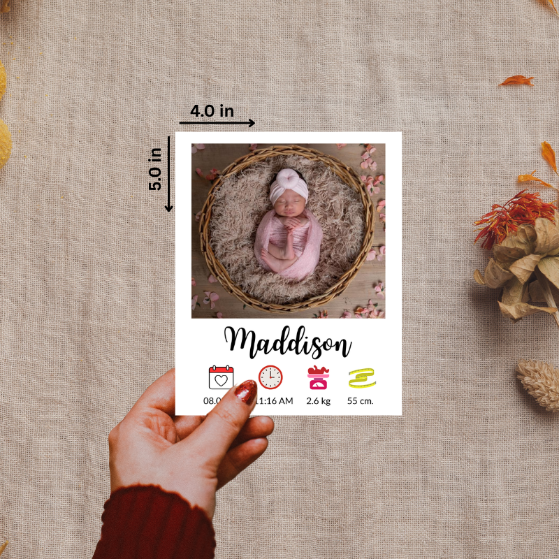 Baby Birth Stats Magnet