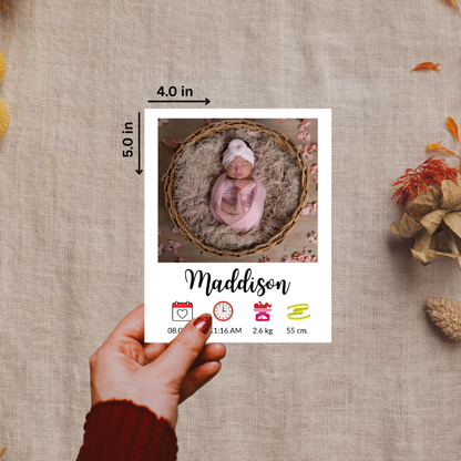 Baby Birth Stats Magnet